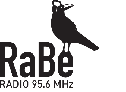 Logo Radio Rabe Bern - Rabe mit Kopfhörern