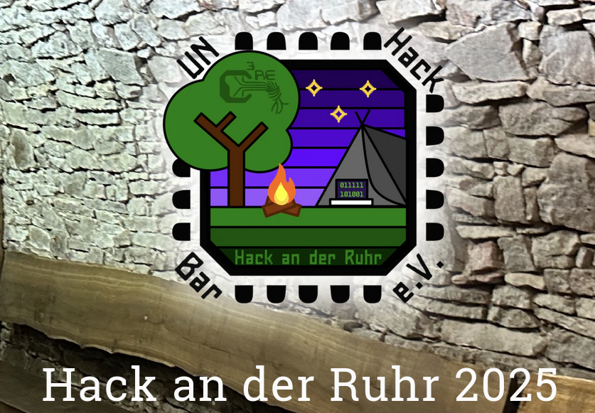 Bildschirmfoto von Hack an der Ruhr 2025
